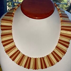 Avon Sirocco Stick Wide Collar Choker Bib Statement Necklace Vintage